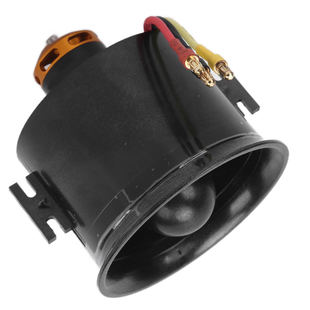 70mm 6 Blades Ducted Fan EDF with QF2827 KV3800 Brushless Motor for RC Airplanes