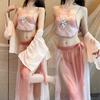 Sexy Lingerie Sexy Ancient Hanfu Republic of China Style Embroidered Pajamas Uniform Seduction Suit Vintage