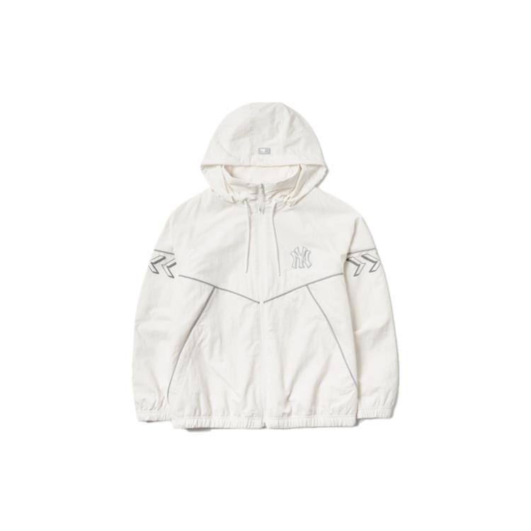 MLB New York Yankees Jackets Unisex Ivory White Hooded Moderate Other 3AWJS0114-50IVS XS