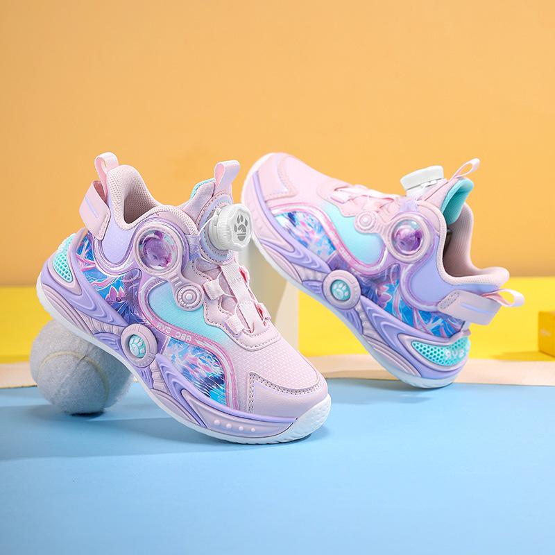 Girls' Basketball & Running Shoes - Non-slip, Shock-Absorbing, Trendy Autumn Trainers