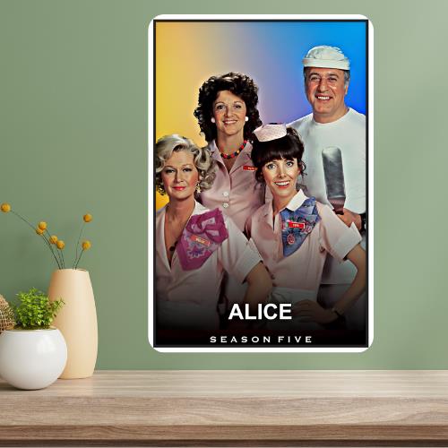 Alice Classic TV Show Metal Poster Sign 20x30cm（7.8x11.8inch）