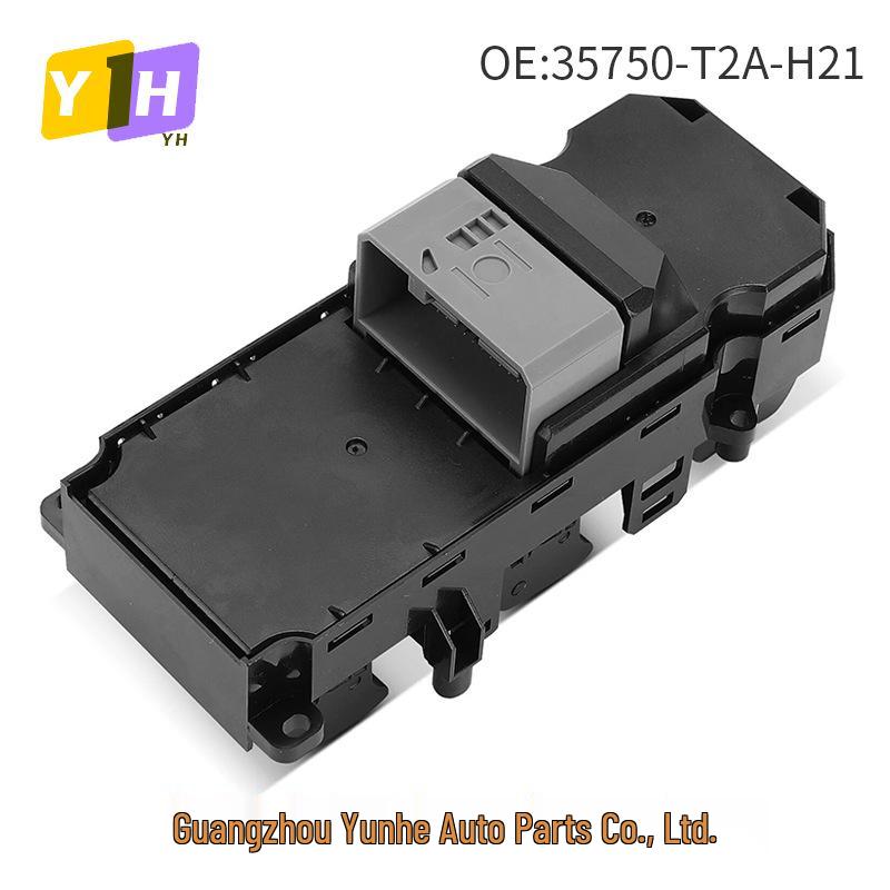 The 35750-T2A-H21 power window switch fits 2013-2016 Honda Accord models.