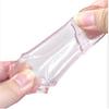 Men Silicone Penis Sleeve Extension Condom Glans Cock Ring Adult Sex Product