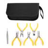 Professional Jewelry Pliers Tools Kit Round Bent Nose Beading Making DIY Jewellery Making Pliers Tool Kit