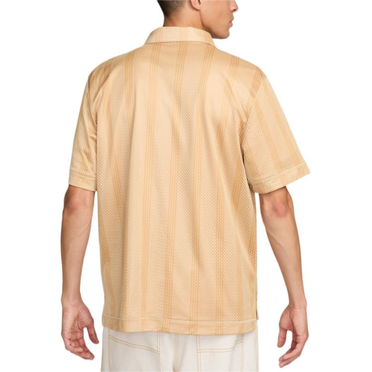 New Nike SS24 Shirt Men's Sesame Brown FZ6204-252