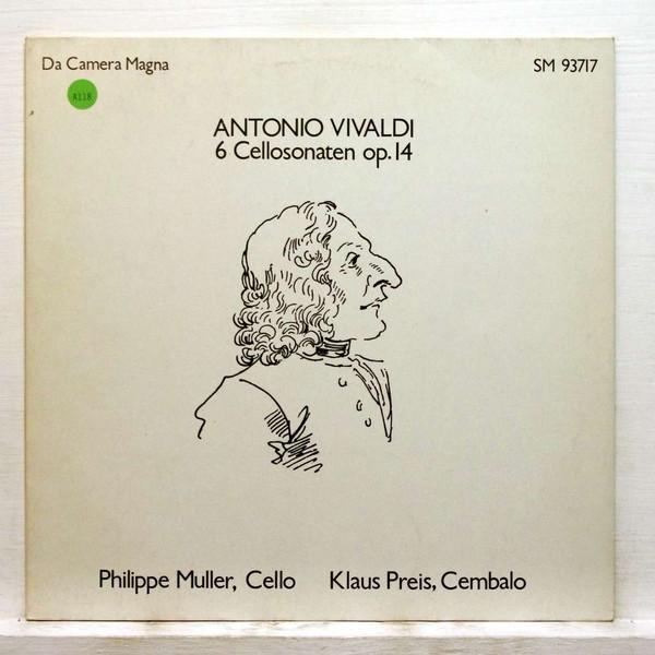 

Грампластинка PHILIPPE MULLER KLAUS PREIS ANT 6 Сонат для виолончели Оп. 14 SM93717 Da Camera Magna Германия Классический Б/У