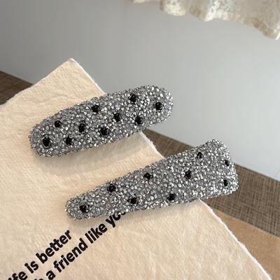 Korean Sugar Polka Dot Oval Bangs Hairpin, Bobby Pin, Hair Accessory for Women, High Quality