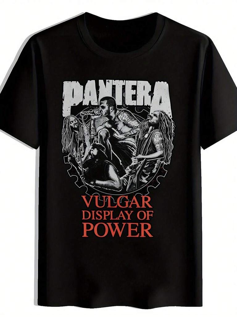 Unisex'S Vintage Rock Band Graphic T-Shirt