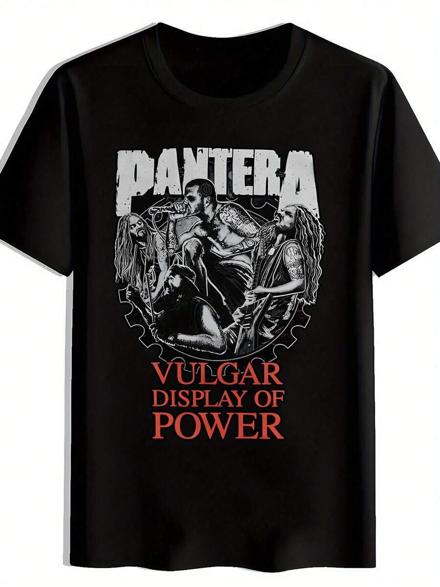 Унисекс Винтажная Футболка с Графикой Рок-Группы XXXL