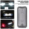 For Fiat 500 Abarth 500C 2007-2016 1/2Pcs Car LED License Plate Light Replacement License Plate Lamp Canbus Error-Free Bulbs
