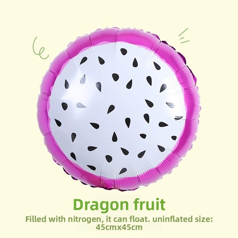 Baloane cu aer plutitoare din folie de aluminiu în formă de fructe și legume, Recuzită foto, Decorațiune eveniment, Decorațiune petrecere tematică de ziua de naștere