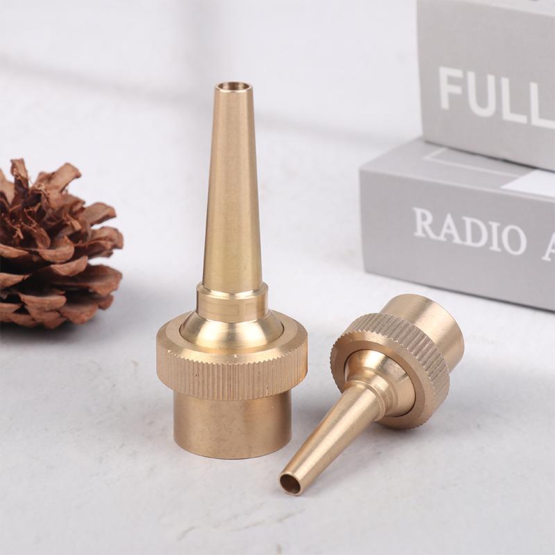 1/2" 3/4" 1" Female Thread Copper Straight Jet Fountain Nozzle Adjustable Water Fountain Garden Park Radial Water Column