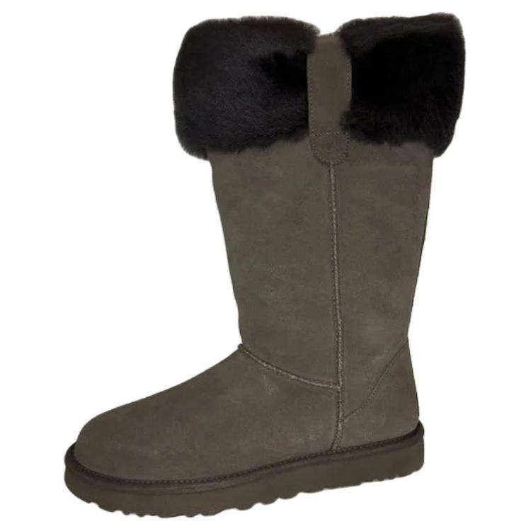 UGG Suhenny Tall Warm Comfortable Versatile Knee-High Snow Boots Women boots Dark-Brown 1153513-CHO