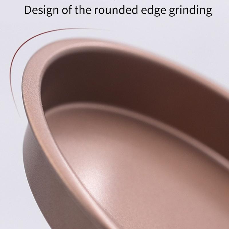 6/8/10in Non-Stick Baking Tray Pizza Pan Thickened Carbon Steel Bread Cake Mold Round Kitchen Baking Accessory Bakeware