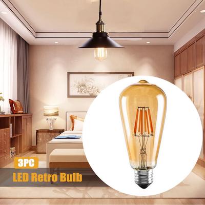 LED žárovka, retro žárovky Starožitná žárovka 4W 2300K E27 3 bal.