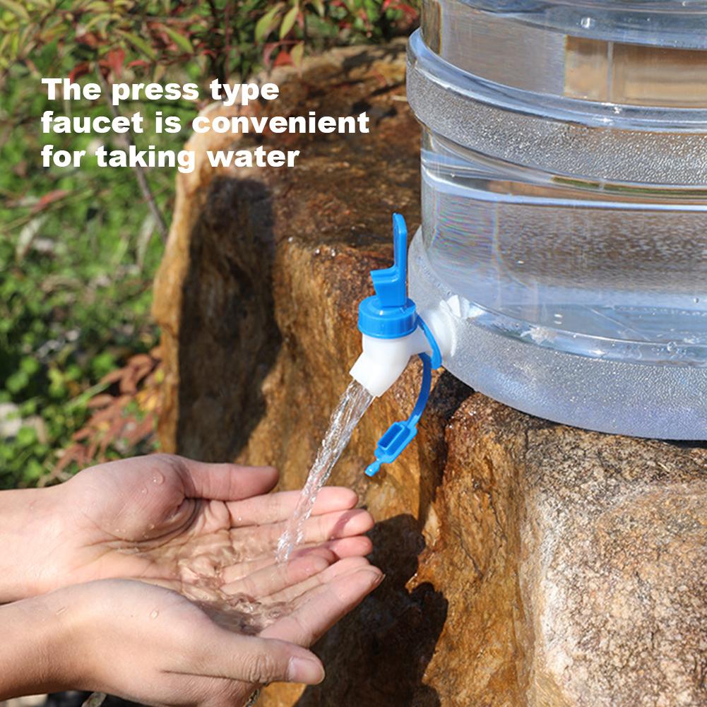 18.9L Pure Water Bucket with Faucet Water Storage Container Large Capacity Camping Water Bucket for Self-Driving Tour