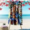 Anime Pirate Adventure Print Beach Towel, Large Soft Quick Dry Towel for Beach Camping Swimming