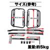 Kanoan Motorcycle Side Box Installation Stay Left and Right Easy To Put On and Take Side Carrier Support Pannier Pannier External Product Set,