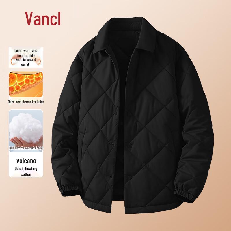 VANCL Men's Autumn/Winter Padded Lapel Jacket