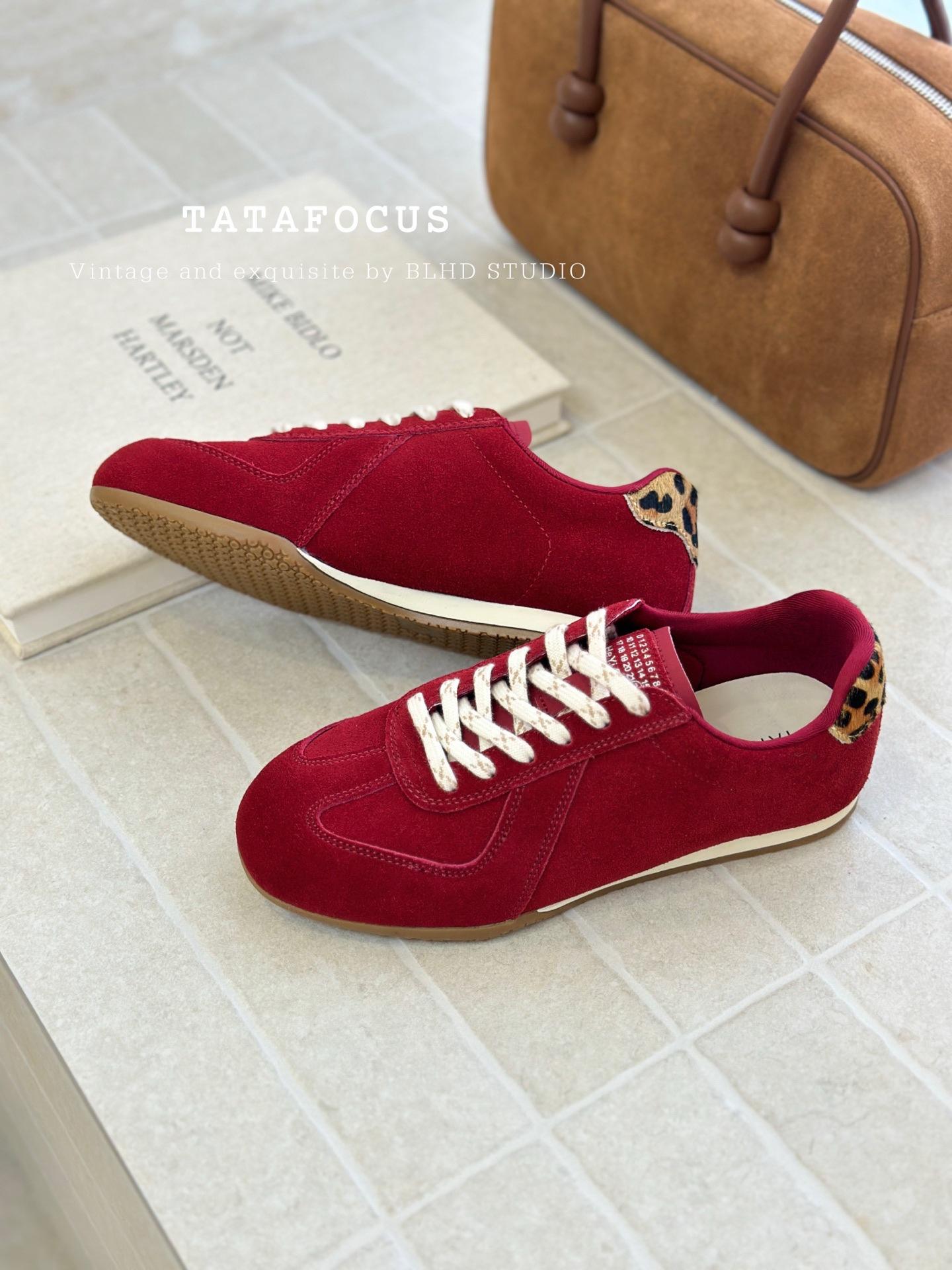 

Leopard print German training shoes women s leather 2025 autumn new Korean version Internet celebrity ins horse hair leisure sports Forrest Gump b 39