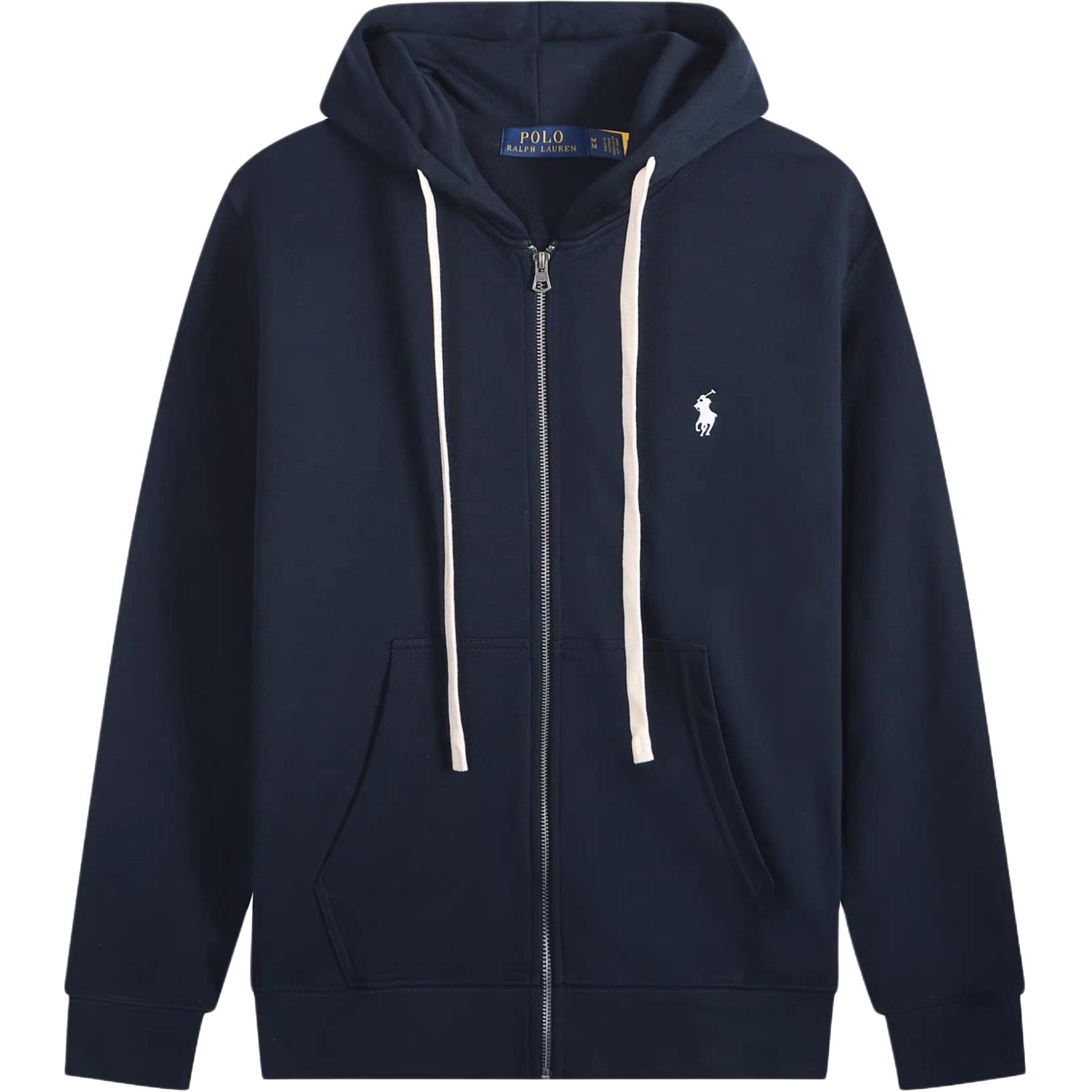 

Polo Ralph Lauren Тонкое флисовое худи на молнии Женские худи Темно-синий 211786568-003 XS
