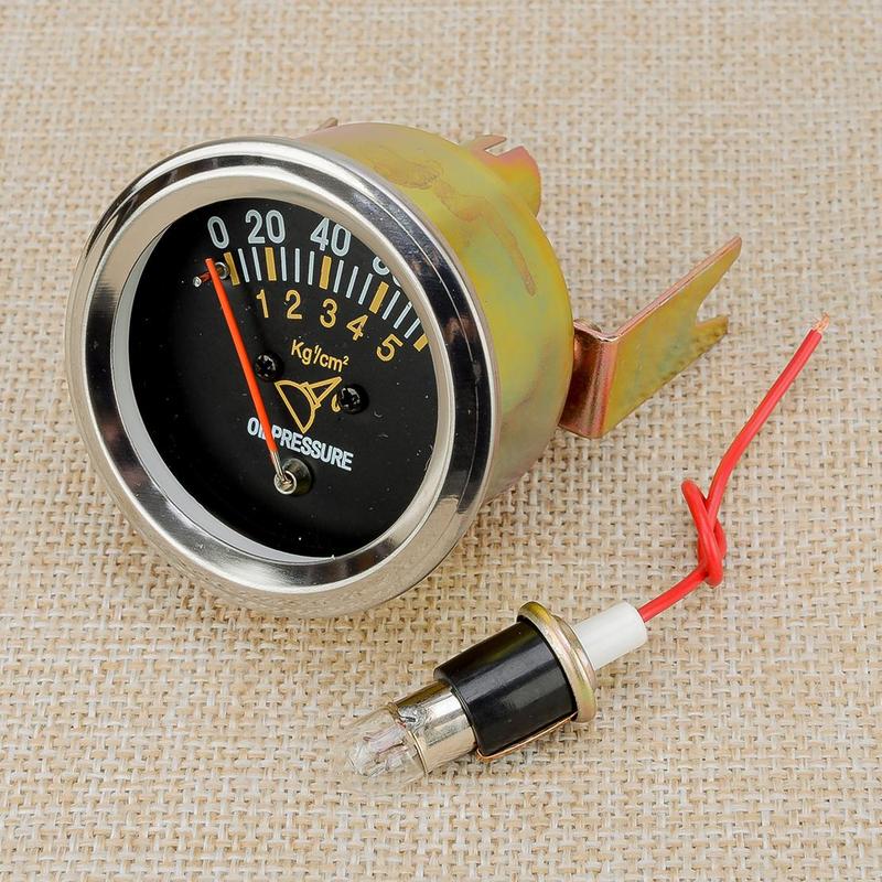 Car Universal 12V 2  52mm Mechanical Oil Pressure Gauge Meter 0-80 PSI