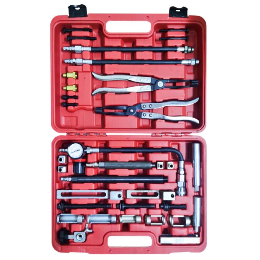 Cylinder Head Service Set Tool Kit Valve Spring Compressor Removal Installer Replacement Valve Oil Seal Tool