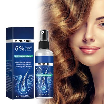 Harici Kullanım İçin Çözüm, 60ml/sprey, Erkeklerde Saç Dökülmesini Durdurur, Doğal Yollarla Saç Büyümesini Hızlandırır, Küçülmüş Folikülleri Yeniden Aktifleştirir