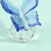 Vivid Butterfly Ornament White Crystal Miniature Figurines European Style Children's Toys  Wedding