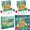 Wooden Fruit Vegetable Farm Color Recognition Educational Toy For Kids Preschool Learning