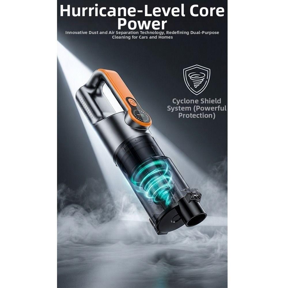 Cordless Car Vacuum Cleaner Powerful Suction Dust Buster Car Dust Collector Set Pet Hair Cleaning