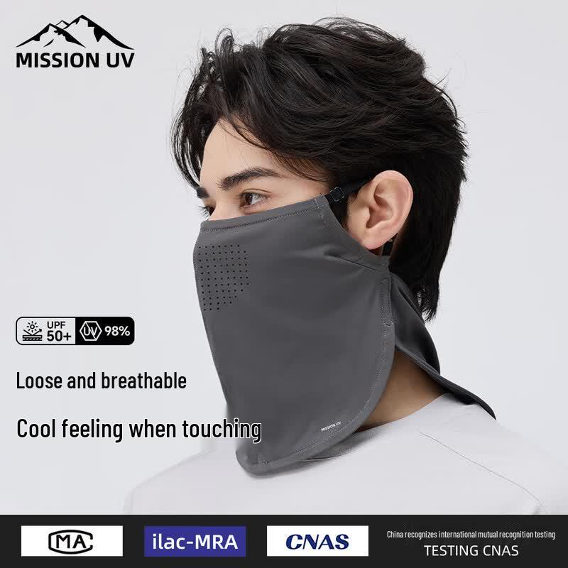 MISSION Men s UV Ice Silk Full Face Sun Mask