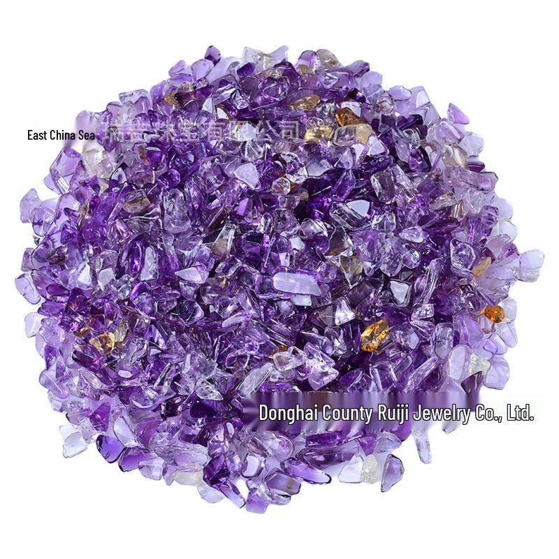 Bolivia Translucent Amethyst Crystal Chips for Aquariums & Mandalas 3-5mm 100g