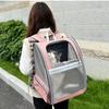 Cat Space Capsule Backpack for Outdoor Use, Breathable Dual-Shoulder Cat Carrier, Portable Travel Bag for Cats, Foldable Breathable Dual-Shoulder