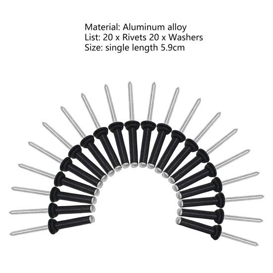 20Pcs/Set Robust Long Grip Installing Sturdy Kayak Mounting TriFold