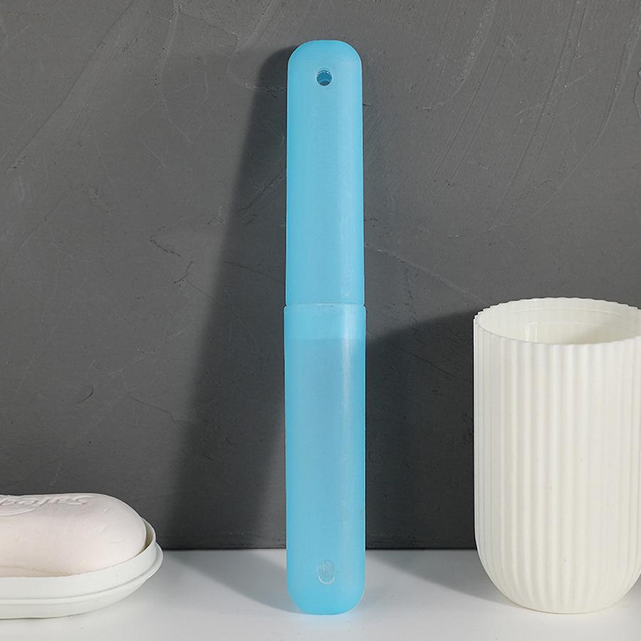 Portable Travel Toothbrush Case, Breathable Toothbrush Protective Cover Bathroom Storage Box for On-the-Go, Vacation and Business Trips
