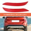 Pair Reflective Strips For BMW E84 X1 2013 2014 2015 Car Rear Bumper Reflector Red Lens Warning Strip 63147314883 63147314884