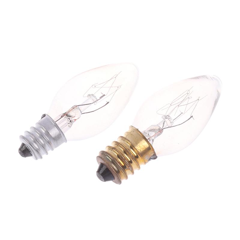 1Pc C7 7W/10W E12/E14 Warm White Bulbs 110V/220V 55*22Mm Christmas Chandelier Plug-In Flea Trap Salt Lamp Candle Light Decor