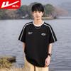 Huili Men's Casual Printed Round Neck T-Shirt