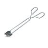 Heavy Duty 31cm Stainless Steel BBQ Clamp for Charcoal and Food, Multi Functional Grilling Tongs for Outdoor Roasting