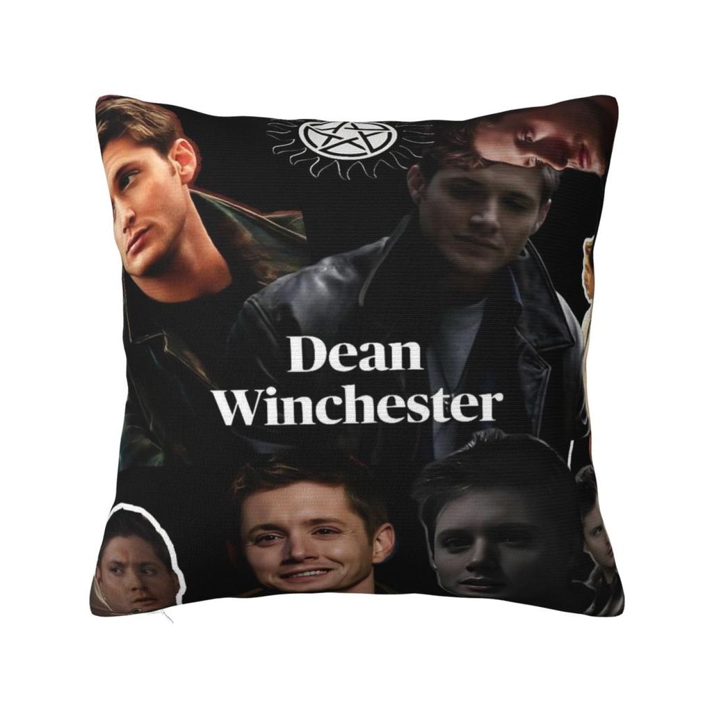 Dean Winchester Supernatural Television Pillow Cover Cushion Cover Pillow Case Kawaii Pillowcases For Sofa Home Decoration