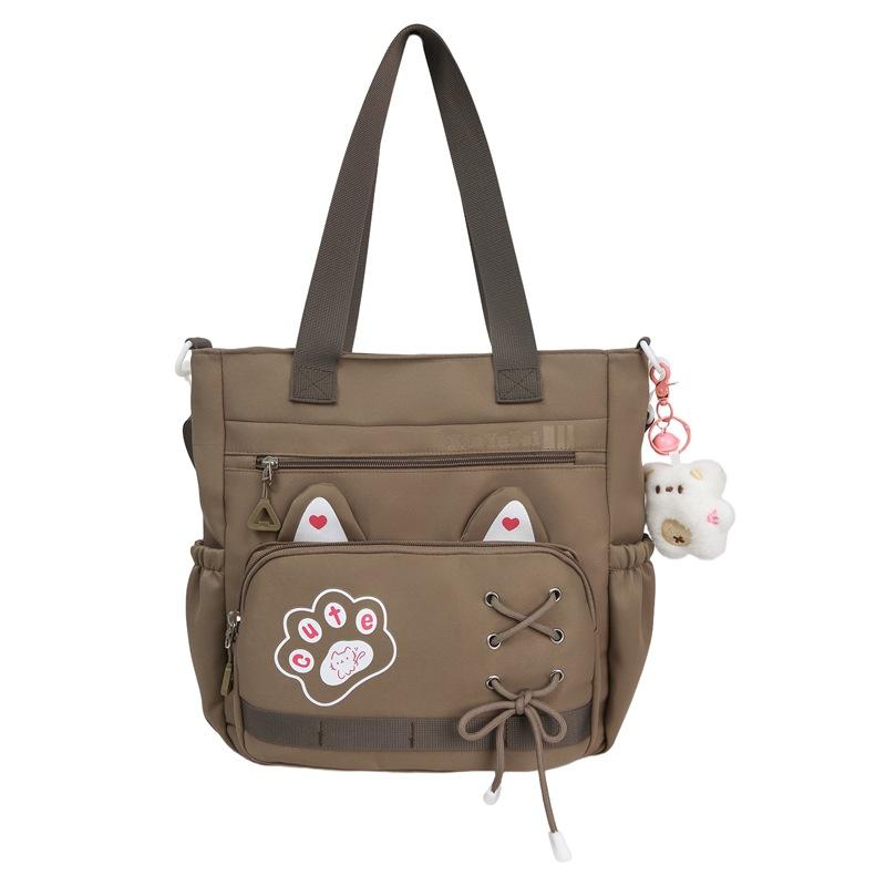 New backpack fashion kitten large capacity shoulder backpack junior high school students backpack high value school bag