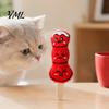 Stress Relief Pet Products Plush Cat Chew Toy, Sugarcoated Haws Stick Design, Kitten Teething Stuffed Soft Toy for Indoor Cats Biting, Boredom Relief,