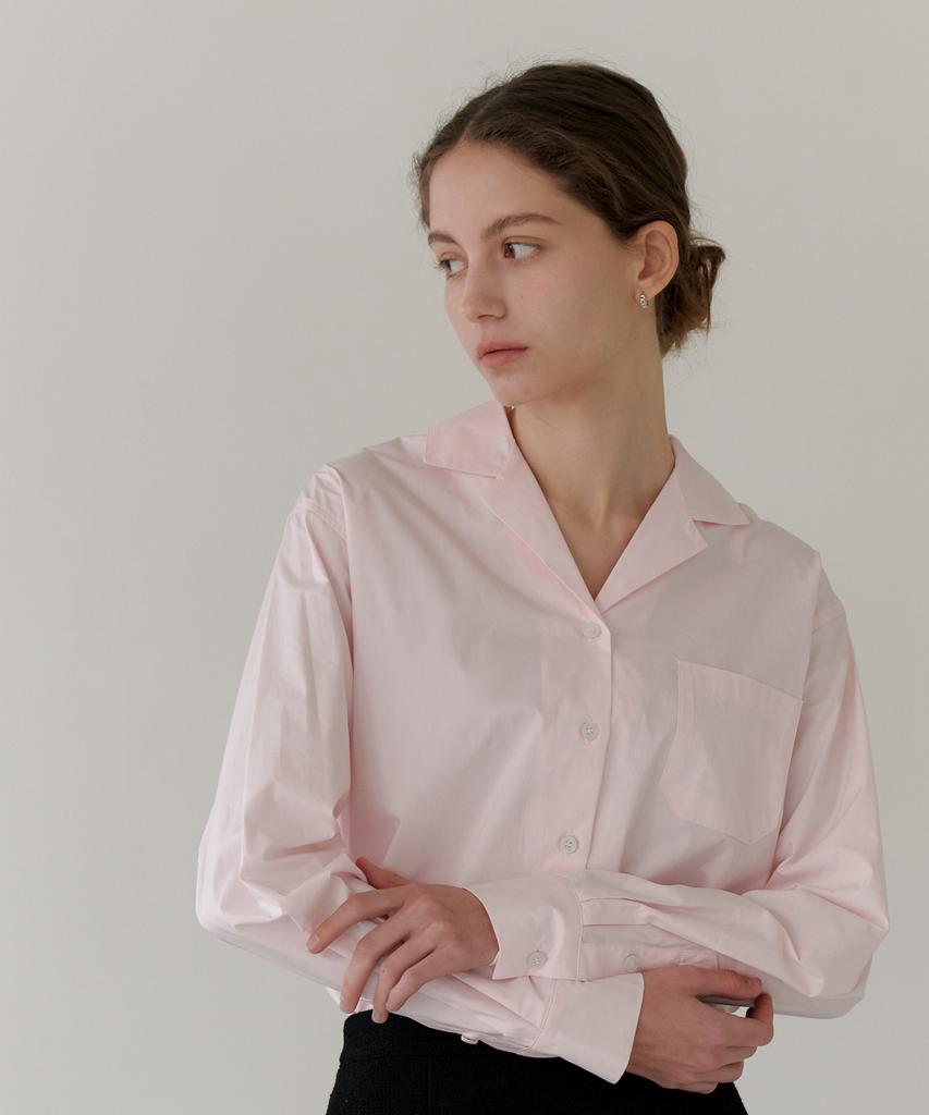 YUPPE Double Collar Shirt_Pink