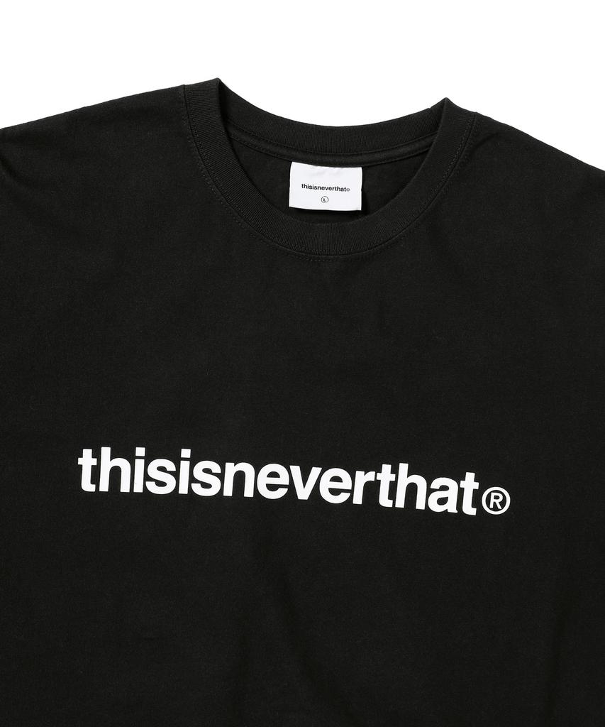 THISISNEVERTHAT (Ss25) T-Logo L/S Tee Black
