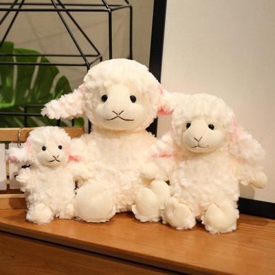 Adorable Sheep Plush Toy Soothing Sleep Pillow Gift for Girls' Birthdays