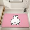 Cartoon Bunny Rabbit kawaii funny M-Miffy Home Bed Rug Kitchen Bath Floormat Hallway Balcony Carpet Entrance Doormat hogar Decor
