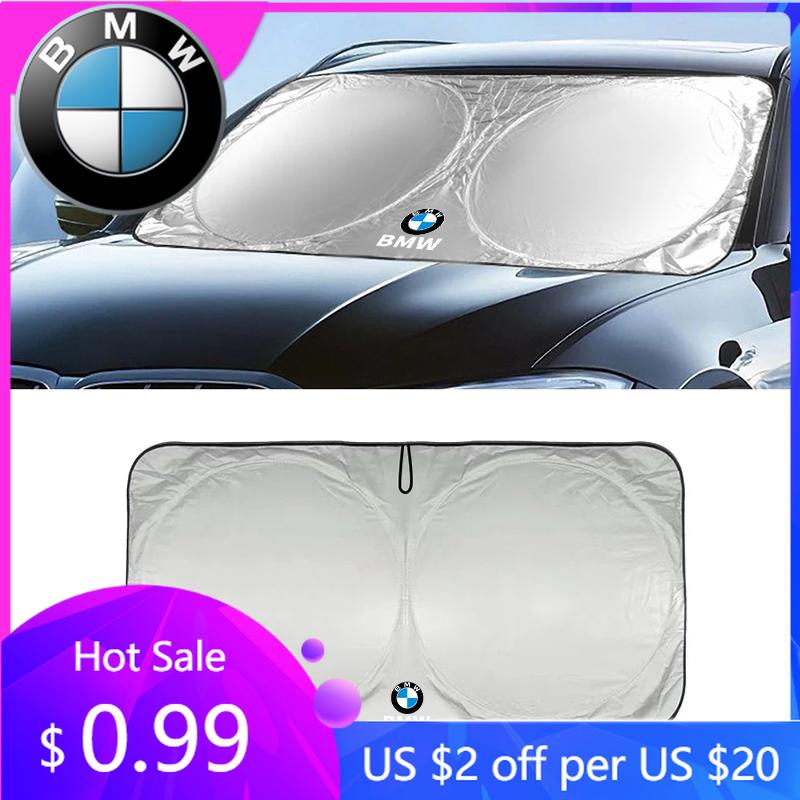 BAGI7 2026 Car Sticker Car Windshield Cover Sunshade UV Protection Shield For BMW Performance F30 F20 F10 F40 E92 E91 G20 G30 G05 G06