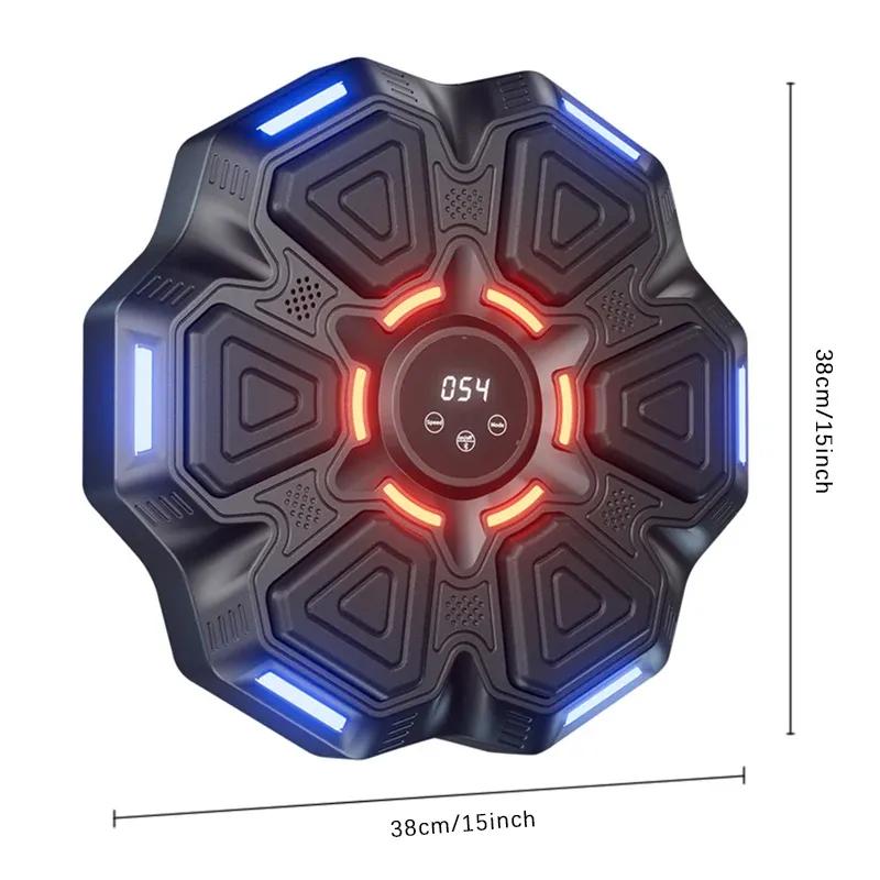 Musikboxningsmaskin Smart Bluetooth Väggmonterad Musikboxningstränare Gym Hem Elektronisk Boxningsmål Slagutrustning