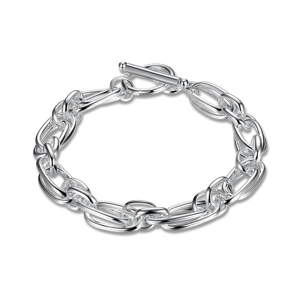 925 Sterling Silver Geometry Bracelets For Women Korean Lucky High Quality Bracelet Luxury Jewelry Accessories Jewellery
